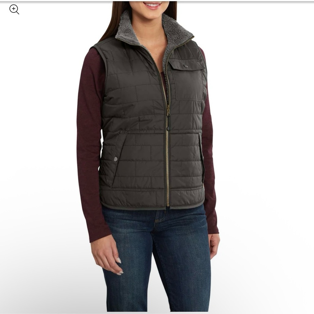 Women's Quilted Vest - Black